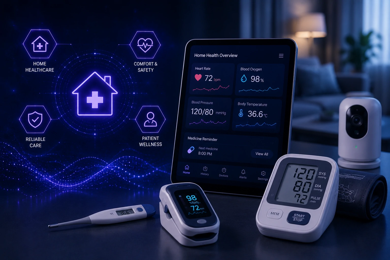 Home healthcare devices