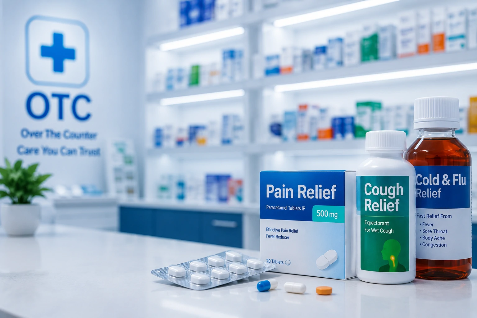 Over the counter healthcare medicines